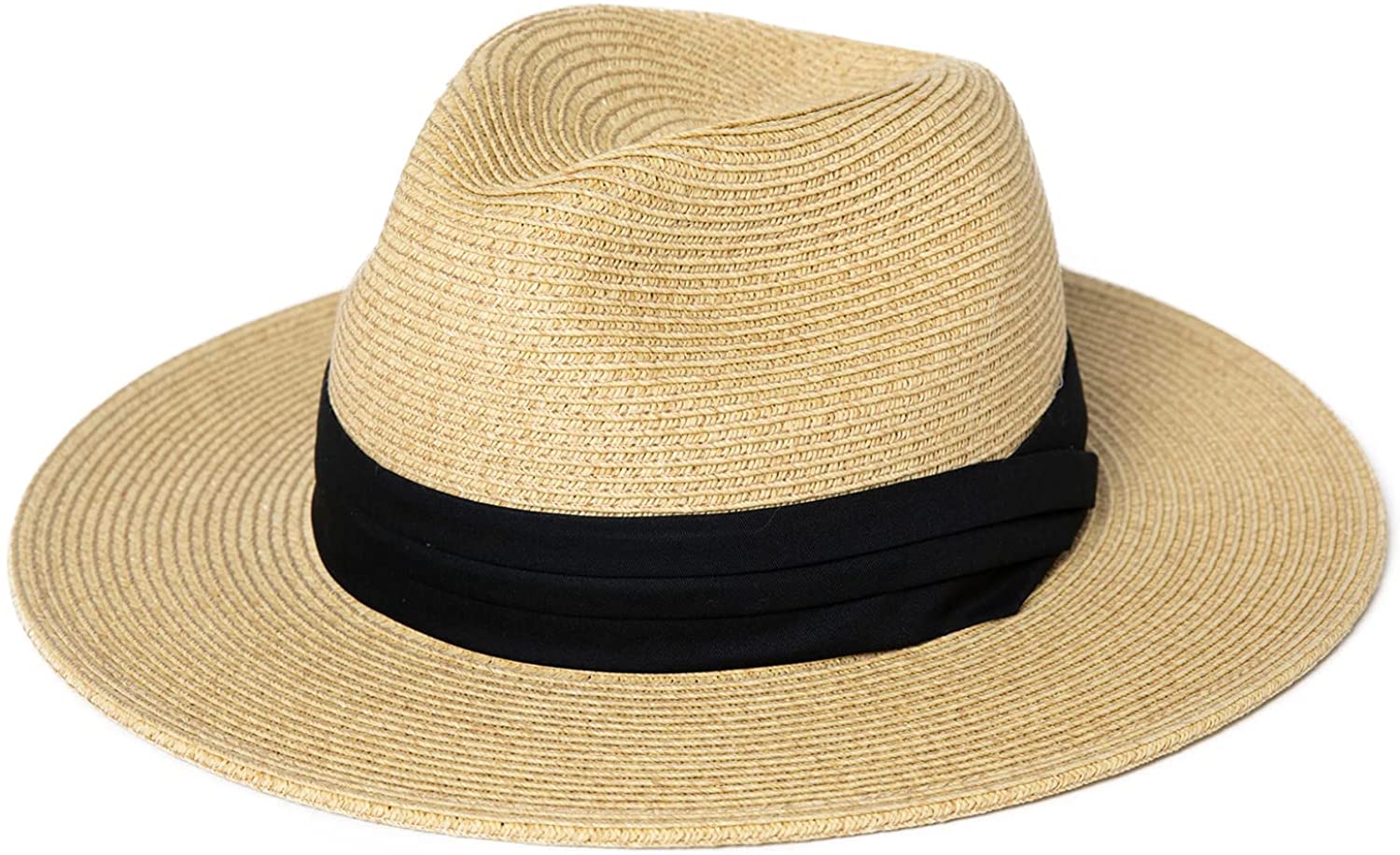 Women Straw Sun Fedora Hat for Women 