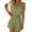 Army Green, variant on Rompers for Women Polka Dot Print Open Back Halter Casual Short Jumpsuits Sleeveless Wide Leg Slim Fit Summer Rompers Hot Pink M