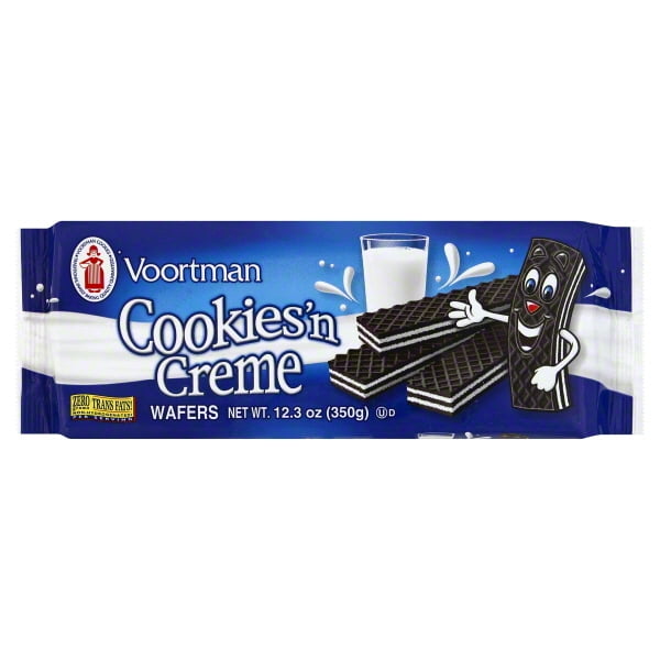 Voortman Cookies'n Creme Wafers, 12.3 Oz.