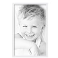thumbnail image 2 of ArtToFrames 14" x 22" Contemporary White Picture Frame, 14x22 inch White Wood Poster Frame (WOM-4731),  Pack, 2 of 7