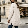thumbnail image 5 of Lmnyox Puffer Coats for Women Full Zipper Quilted Puffy Jackets Winter Thermal Collared Jackets with Pockets, 5 of 8