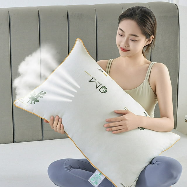YIMWNYI Hotel Collection Bed Pillow, Gel Cool Down Pillow for Back, Stomach & Side Sleepers, Breathable & Ventilated, Washable and Durable, Soft and Supportive for a Restful Night's Sleep