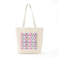 thumbnail image 6 of CafePress - Gingham Hearts Pastel Pattern Tote Bag - Unisex Canvas Tote Bag, Beige, 1-Piece, 6 of 7