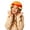 3-Orange, variant on Funny Plush Pumpkin Hat, Adult Halloween Novelty Headwear, Photo Props Dress Up Halloween Party Headgear