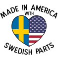 thumbnail image 3 of CafePress - Made In America With Swedish Parts Mugs - 15 oz Ceramic Large White Novelty Mug, 3 of 4