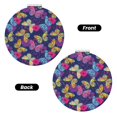 thumbnail image 2 of Bingfone Paint Butterflies Print Compact Vanity Makeup Mirror for Men Women Girls for Pocket Purse Wallet Handbag,Portable Small Handheld Beauty Mirror-Round Shape, 2 of 9