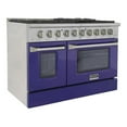 thumbnail image 3 of Kucht Professional 48" Stainless Steel Natural Gas Range in Silver/Blue, 3 of 19