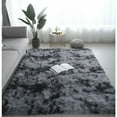 thumbnail image 1 of Alfombras peludas para interiores, alfombra de diseño moderno súper suave y esponjosa con capa intermedia de espuma viscoelástica, respaldo de goma antideslizante para sala de estar, dormitorio,, 1 of 5