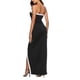 thumbnail image 3 of Vestido De Fiesta De Clubwear De Rayas Divididas Delante Del Hombro De Las Mujeres S Macarena Vestido largo de las mujeres, 3 of 8