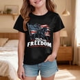 thumbnail image 2 of mgoYE 250th Anniversary USA Shirt Long Sleeve Girls Boy's 250 Years America Anniversary 250th Independence Day Vintage O-Neck T-Shirt(Black,13-14 Years), 2 of 5