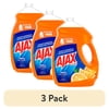 (3 pack) Ajax Ultra Triple Action Dishwashing Liquid Dish Soap, Orange Scent, 145 Fluid Ounce
