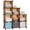 Brown, variant on Closet Organizers and Storage, 9 Cube Storage Organizer, Portable Closet Organizer Storage Cubes Shelves, Blue