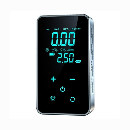 Tahtuvzn Auto Parts Clearance! Full Touchs Screen New Car Inflator Pump Wireless Portable Fast Inflator Pump Intelligent Digital Display Screen with LED Lighting Can Be Used as a Power Bank