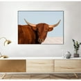 thumbnail image 2 of Giant Art Canvas  32x24 Steer Framed in Multi-Color, 2 of 3