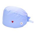 thumbnail image 1 of Paquete De 4 Gorros De Trabajo Para Enfermera, Servicio Prolongado, Color Puro, Botón Pulido Opaco, Gorros De Trabajo Multifuncionales Unisex, Uniformes De Trabajo Speravity AP008643-11, 1 of 5