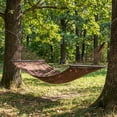 thumbnail image 6 of Gymax Caribbean Hammock for Outside 10 ft Double Hammock w/ Spreader Bar for Patio Brown, 6 of 10
