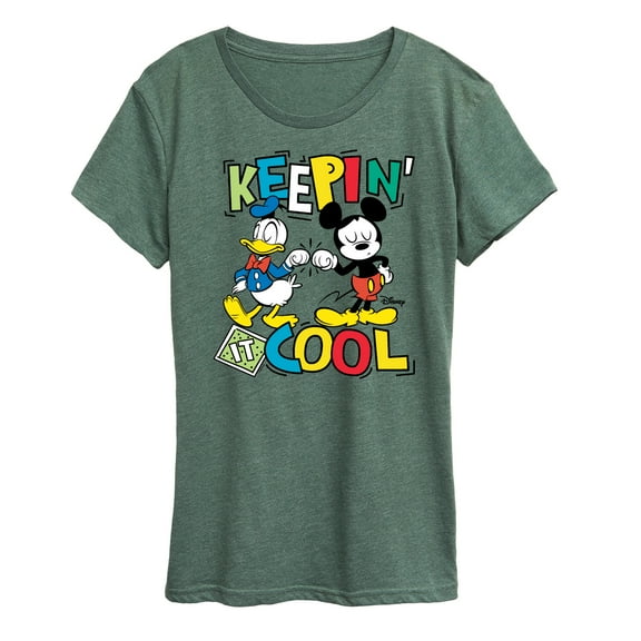Disney - Keepin It Cool - Women's Short Sleeve Graphic T-Shirt