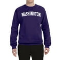 thumbnail image 2 of Wild Bobby State of Washington College Style Unisex Crewneck Sweatshirt, 2 of 6
