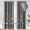thumbnail image 1 of Cortinas opacas Estelar Textiler, color gris oscuro, 214 x 213 cm, 2 paneles, 1 of 9
