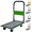 Green, variant on ARTMAN Flatbed Cart, 330lb/660lbs Heavy Duty Capacity Platform Hand Truck 360 Degree Swivel Wheels Foldable Push Hand Cart for Loading and Storage, Warehouse-Yellow