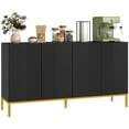 thumbnail image 1 of HOMCOM Buffet Bahut avec Tablettes Ajustables, Portes à Fermeture en Douceur, 1 of 10