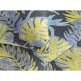 thumbnail image 3 of Ambesonne Tropical Quilted Bedspread Set 3 Pcs, Pop Art Exotic Palm Leaf, King, Avocado Green Ceil Blue, 3 of 4