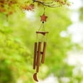 thumbnail image 4 of LAMIRO Large 62cm (24inch) 8 Tubes Double que Nature Bamboo Feng Shui Wind Chime Indoor and Outdoor Wooden Melody Wind Bell, 4 of 4