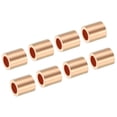 thumbnail image 1 of Unique Bargains 1/8'/3mm Wire Rope Stop Sleeve,Crimping Loop Sleeve for Wire Rope and Cable Ferrule,Metallic,20 Pack, 1 of 5
