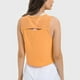 thumbnail image 4 of Playeras,Blusas y Tops,Ropa para Mujer Camisetas Sin Mangas Mujer Traje de yoga con espalda hueca para mujer, camiseta sin mangas corta ligera para deportes de fitness (Orange, XXL), 4 of 5