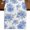 Blue, variant on Table Runners 120 Inches Long Dress Scarves, Blue Watercolor Floral Farmhouse Coffee/Dining/Kitchen Table Runner for Living Room, Spring Flower Abstract Art 13x120 Inch