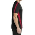 thumbnail image 3 of Mafoose Men's Colorblock PosiCharge Competitor Tee Shirt Black/ True Red L, 3 of 4