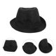 thumbnail image 5 of Niños Fedora Hats Gentleman Kids Baile Rendimiento Sombrero para la circunferencia de la cabeza de 58 cm (Negro), 5 of 6
