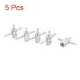 thumbnail image 2 of Unique Bargains Tire Tyre Valve Stem Core Remover Repair Tool 5Pcs Silver Tone 4 Way for Car, 2 of 3
