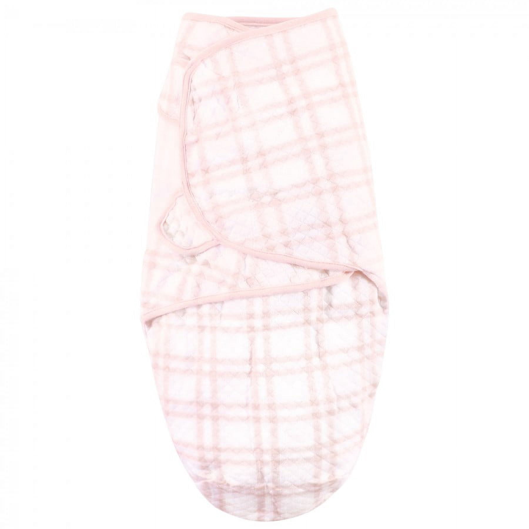 Hudson Baby Infant Girl Quilted Cotton Swaddle Wrap 3pk, Winter Forest, 0-3 Months