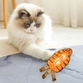 thumbnail image 5 of WIZUTIZ Medias de peluche para niños pequeños Juguetes para gatos Juguetes de seguridad duraderos de zanahoria Juguete de peluche suave para masticar con forma de personaje adorable y fuerte Hecho, 5 of 5