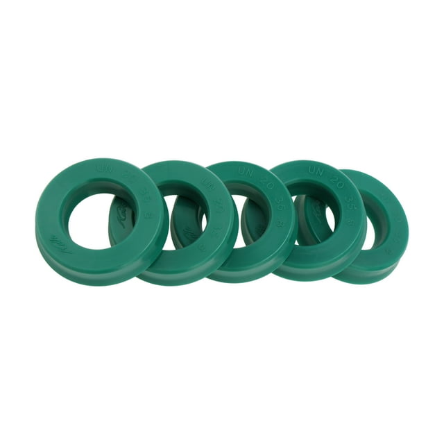 Anillo de Sello de Aceite Universal Labio UN de Bargains Únicos 20x35x8mm Alta Presión TPU Verde 5 Pcs