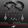 thumbnail image 2 of A-Premium 8Pcs Front Upper Control Arm and Ball Joint Assembly Sway Bar Link Tie Rod End Compatible with Hyundai Sonata 2006-2010 Azera 2006-2011, 2 of 9