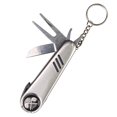 thumbnail image 1 of 1Pcs Multi-Function Golf Tools Magnetic Ball mark Clean Brush Score Pen Golf Divot Golf Clubs Stainless Steel With Knife Wrench Light Grey, 1 of 5