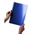 thumbnail image 3 of DURABLE Report Cover with DURACLIP, 25 Count Box, Letter-size, Holds Up to 30 Pages, Clear Cover/Dark Blue (220328), 3 of 7