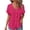 Hot Pink# cardigan for women, variant on Short Sleeve Cardigans for Women Lightweight Cozy Button Down Cute Cardigan Loose Cozy V Neck Summer Boho Beach Fashion Clothing White S
