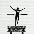 thumbnail image 5 of Handmadetneonsign Girl Marathon Runner Memorial Metal With Stake, Runner Metal Stake, Runner Yard Stake 65377, 5 of 5