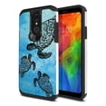 thumbnail image 1 of FINCIBO Hybrid Case Hard Plastic TPU Slim Back Cover for LG Q7/Q7+/Q7 Alpha, Ocean Sea Turtle, 1 of 7