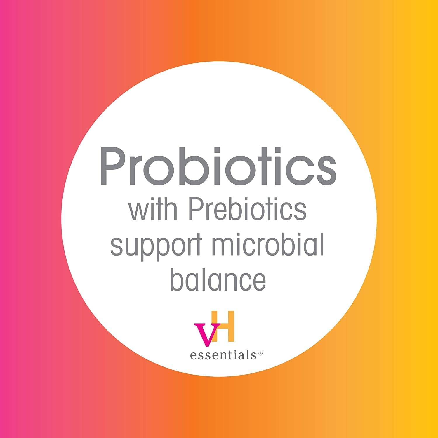 vH essentials Probiotics with Prebiotics and Cranberry Feminine Health Supplement - 120 Capsules (544-36)