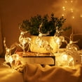 thumbnail image 1 of Luces de cadena LED de Navidad Jadeshay luces de reno interiores Acabado de lujo, 1 of 8