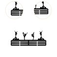 thumbnail image 6 of Baoblaze Medal Hanger Display Trophy Shelf Wall Mount Hanging Ribbon Display Medal Holder E, 6 of 8