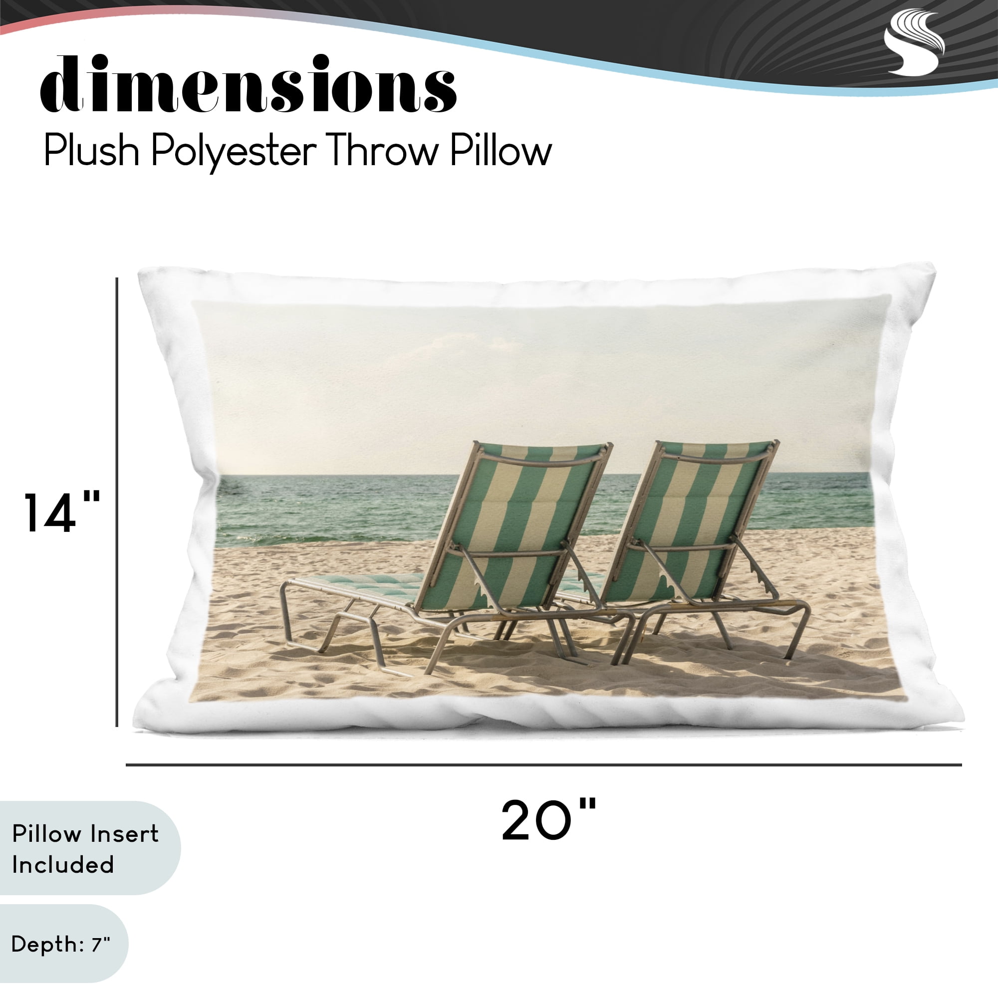 Stupell Industries Invitation To Relaxation Decorative Printed Throw Pillow, design by Elena Chukhlebova