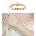 thumbnail image 5 of 5mm Moissanite Tennis Bracelets Round Cut D Color VVS1 Clarity White/Gold/Rose Gold Diamond Bracelets for Women S925 Sterling Silver Bracelets with Certificate（5.5-9 inchs）, 5 of 8