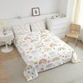 thumbnail image 3 of YST Girls Rainbow Comforter Full Size Colorful Stripes Comforter Set for Kids Children Multicolor Bedding Set Room Decor Cute Kawaii Girly Duvet Set, 3 of 5