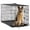 Black, variant on CL.HPAHKL 30 Inch Dog Cage for Small Dogs with Divider, Foldable Metal Wire Dog Crate with Double Door, Locks, Leak-Proof Pan Tray, Handle Metal Dog Kennel for Indoor, Outdoor, Travel, Pink