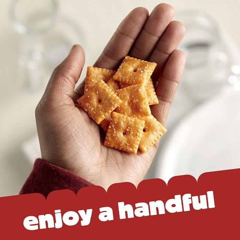 Cheez-It Cheese Crackers, Baked Snack Crackers, Lunch Snacks, Grab N Go, Original, 12Oz Box (12 Packs) - Pack of 2